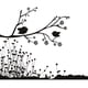 thumbnail image 1 of Decomural Bird Branch Baby Nursery Scene WS-17484, 1 of 2