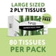 thumbnail image 3 of Pañuelos faciales The Cheeky Panda Bamboo de 3 capas (80 pañuelos x 12), 3 of 5