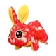 thumbnail image 5 of Lindo A?o Nuevo Chino Conejo De Peluche De Juguete Conejito Mu?eca Vacaciones Animales De Peluche 12 Cm Rojo, 5 of 5