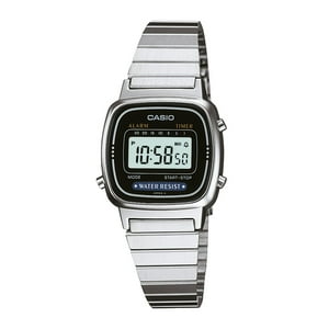 Reloj Casio La670Wd-1Df Resina/Cromado Mujer Plateado Plateado
