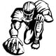 thumbnail image 1 of Decomural American Football Player Sports WS-32961, 1 of 2