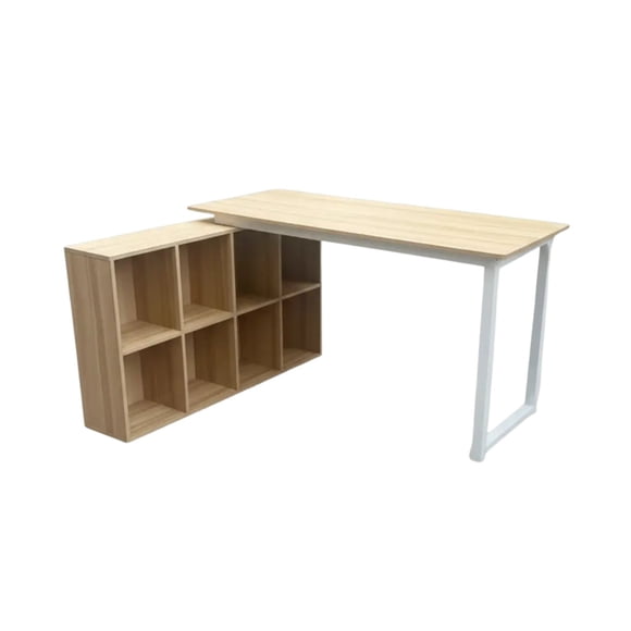 Escritorio en L con organizador 140x120x75cm Chic Home