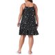 thumbnail image 5 of Agnes Orinda Ropa de Dormir para Mujer Talla Grande Camisón Lencería Suave con Tirantes Finos 3X Negro, 5 of 8