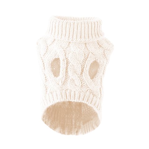 Magideal - Suéter Para Perros Y Gatos, Ropa Para Cachorros, Suéter De Punto Para Cachorros Para Perros Pequeños, Niños Y Niñas, Suéter De Cuello Alto Para Vacaci S