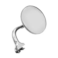 Magideal - Espejo Retrovisor Vintage Para Auto Clásico Espejo Lateral Exterior Universal Manual Puerta Acero Inoxidable Resistente Adecuado Para Restauración De