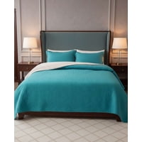 Imac Hogar - Cobertor Colcha Quilt Sherpa King Medida 250X270 Cm