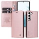 thumbnail image 5 of Funda Billetera de Cuero para Samsung Galaxy S22 Plus con Tarjetero y Soporte - Tapa Magnética Rosa, 5 of 6