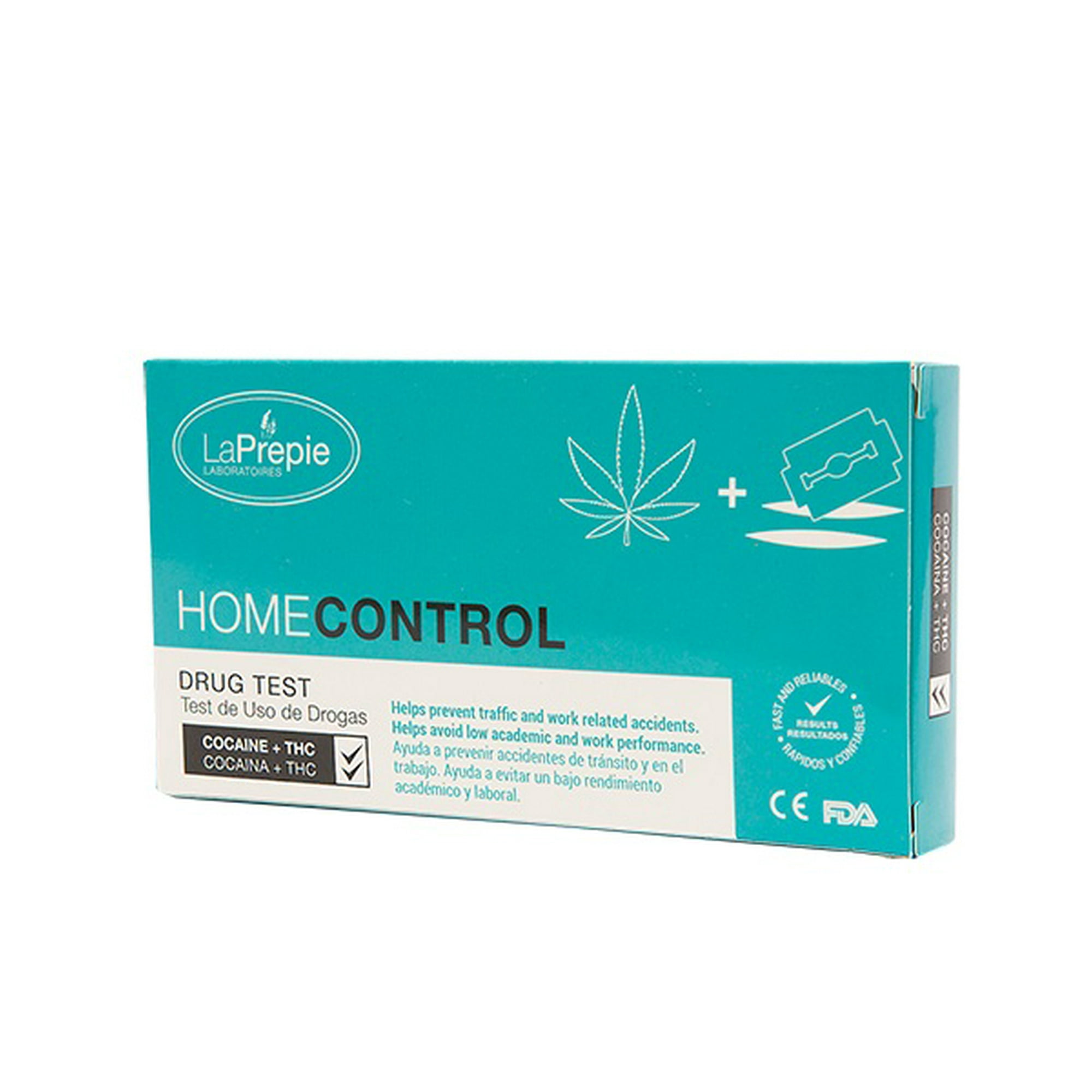 Laprepie - Test Rapido Droga Cocaina Marihuana - Home Control