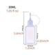 thumbnail image 2 of 1pc /3pcs 30ML Handmade Glue Applicator Reuse Needle Squeeze Bottle For Paper Quilling DIY Scrapbooking Paper Craft Tools, 2 of 4