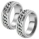 thumbnail image 1 of Anillo de acero inoxidable con anilla giratoria de 8 mm., 1 of 5