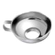 thumbnail image 2 of Embudo de acero inoxidable de boca ancha para conservas, utensilios de cocina, embudo con asa para mermelada, 2 of 8