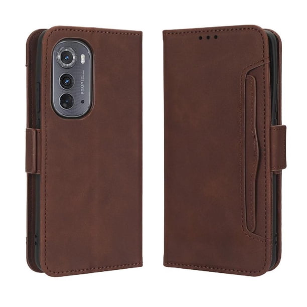 Funda Tipo Billetera FOXDOCK para Motorola MOTO Edge 2022 – Tapa Flip con Tarjetero