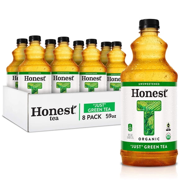 Té Verde Orgánico Honest Kids Just 1.75 L Paquete de 8