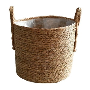 Genérico - Cesta De Flores Cesta De Almacenamiento Rústica Cesta De Dulces Para Dormitorio Sala De Estar 25 Cm X 20 Cm