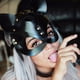 thumbnail image 2 of 1pc Sexy Half Face Eye Mask for Women - PU Leather Costume Accessory for Carnival, Rave, Ball, Dance, Easter, Halloween, and Cosplay Masquerade, 2 of 2