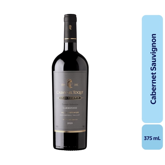Vino Tinto Cabernet Sauvignon 2015 Botella, 375 mL