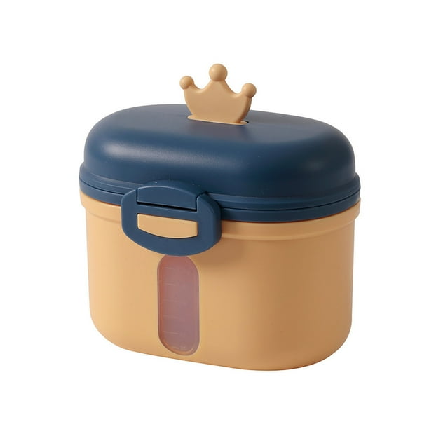 Contenedor portátil para fórmula de leche en polvo, para viajes, guarderías y actividades al aire libre.