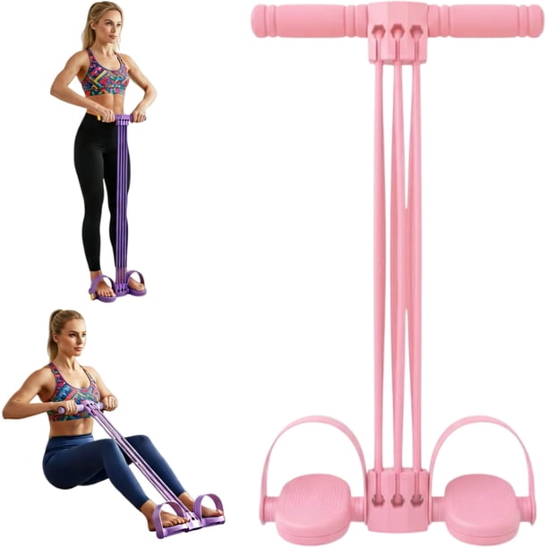 Banda resistencia pedal caucho natural 6 tubos multifunción tirador pies brazos piernas