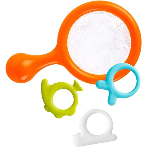Set de juguetes para bañera Boon WATER BUGS para niños a partir de 10 meses, color naranja