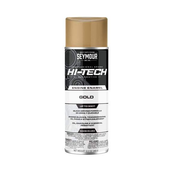Pintura en aerosol Seymour EN-50 Hi-Tech Engine Universal Gold 355 ml