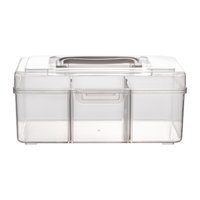 Magideal - Caja De Medicamentos,Organizador De Almacenamiento De Medicamentos,Caja De Almacenamiento De Medicamentos,Botiquín De Primeros Auxilios Portátil,Para Tamaño Pequeño Separado