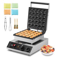 Máquina Para Hacer Tortitas Holandesa Vevor Mini, 25 Unidades, 43 Mm De Diámetro, 1700 W