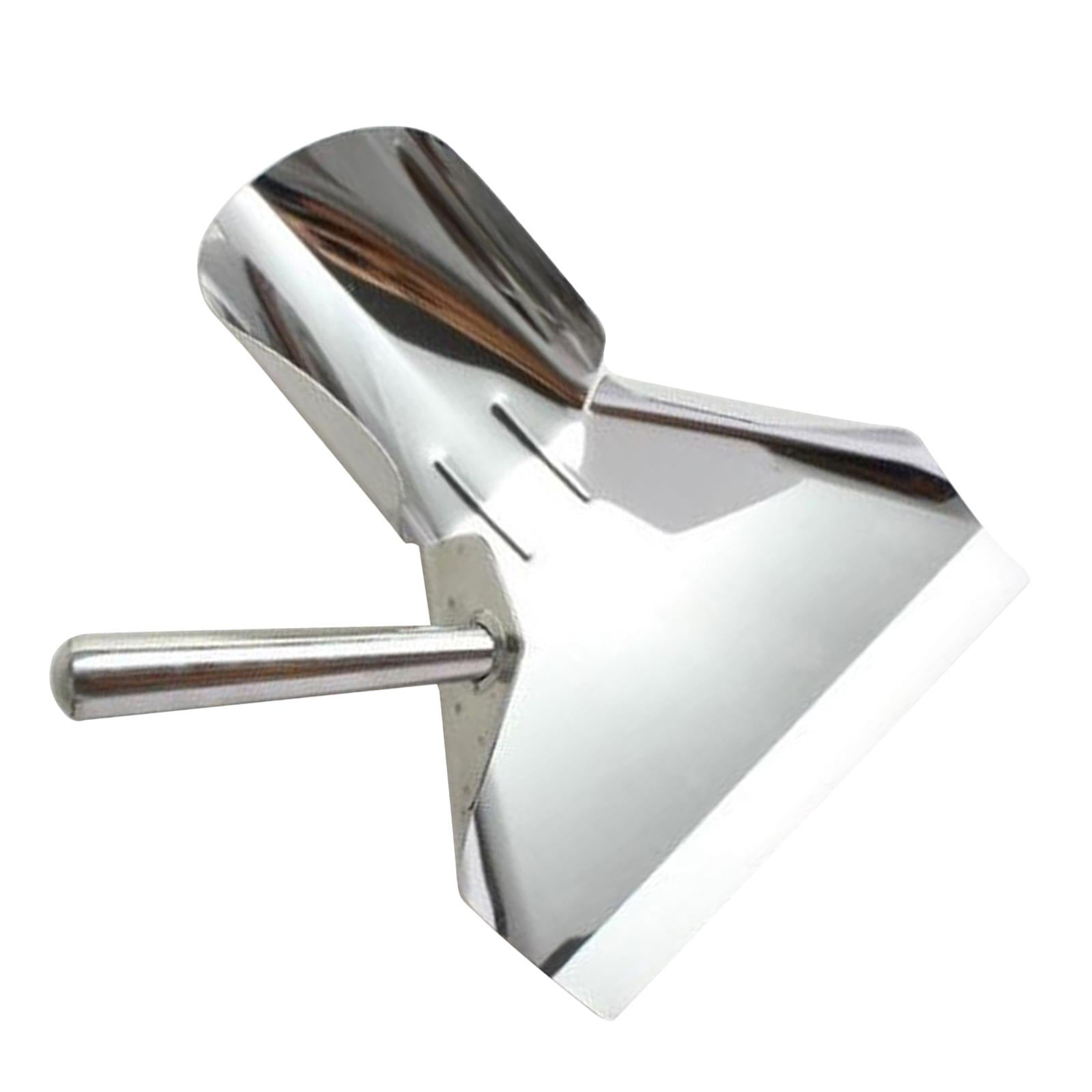 Magideal - Cuchara Para Freír Francesa De Acero Inoxidable, Cuchara Multiusos Duradera En Forma De U, Cuchara Para Palomitas De Maíz, Cuchara Para Patatas Fritas Mango Único