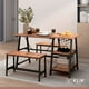 thumbnail image 2 of Comedor industrial con repisas y banquetas, 2 of 4
