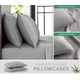 thumbnail image 3 of Juego de sábanas Pure Bamboo Full gris piedra, 3 of 9