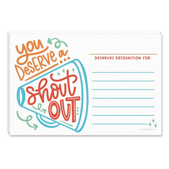 Tarjetas m&h invites – Pack de 50 para reconocimiento y agradecimiento