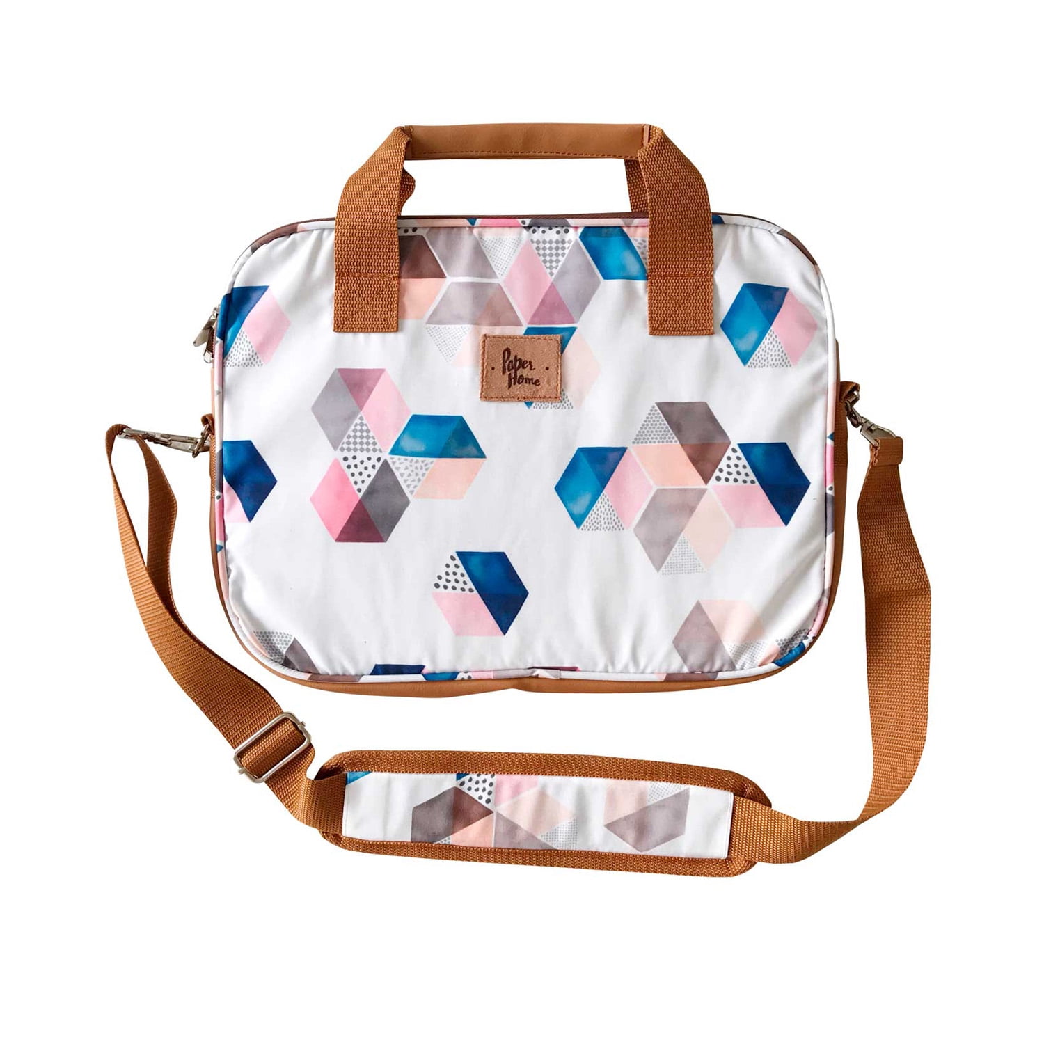 Paper-home - Bolso Notebook Sustentable Hexágonos