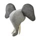 thumbnail image 3 of Cabeza De Animal 3D Para Decoración De Pared, Regalo De Navidad, Cabeza De Animal De Peluche Para Dormitorio, Elefante De 31 X 39 Cm, 3 of 5