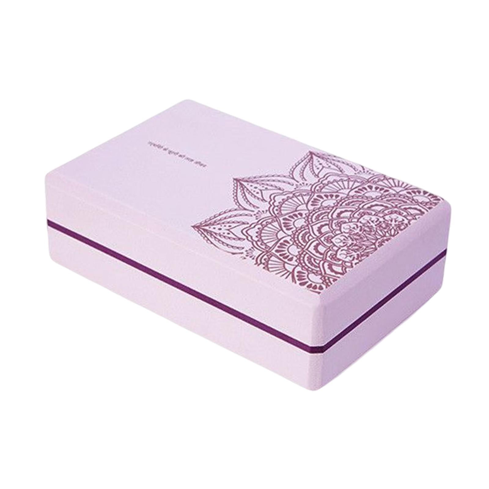 Magideal - Bloque De Yoga Piedras De Ejercicio Superficie Antideslizante Equilibrio Entrenamiento Piedra De Yoga Para Pilates Meditación Gimnasio En Casa Fitness Rosa