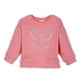 thumbnail image 1 of Polerón Bebé Niña Cuello Redondo Estampado Mariposa Melón Pillin, 1 of 3