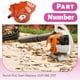 thumbnail image 4 of Arranque de retroceso MOWZXL 4229-080-2107 para Stihl BG50, 4 of 7