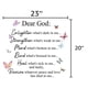 thumbnail image 2 of Calcomanías De Pared Con Dichos Inspiradores De Querido Dios Sala De Oración Religión Cristiana B, 2 of 4
