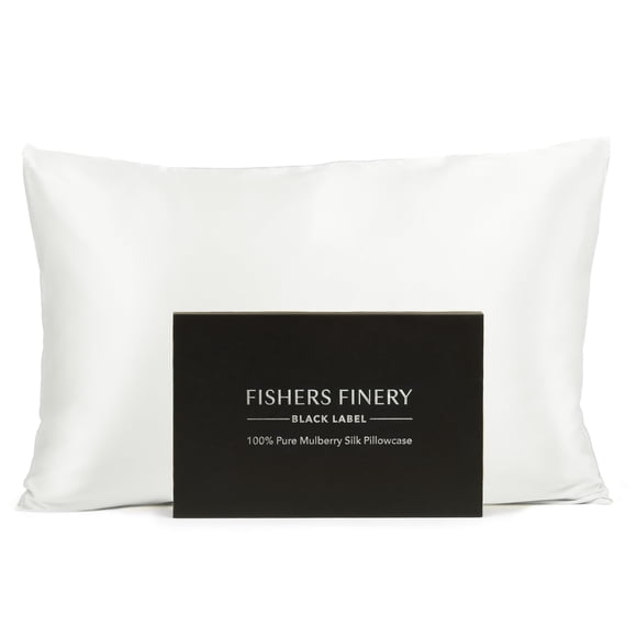 Funda de almohada Fishers Finery de 30 mm, 100% seda pura de morera