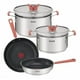 thumbnail image 2 of Batería De 6 Piezas Tefal apilable Color Plateado, 2 of 2