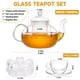 thumbnail image 5 of Juego de tetera de vidrio GURUDAR de 1200 ml con infusor y calentador, 5 of 8