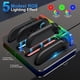 thumbnail image 5 of Dock de Carga 4 en 1 Compatible con Nintendo Switch 2, con Indicador LED, Luz RGB y Cable de Carga, 5 of 7