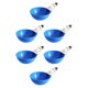 thumbnail image 2 of 6 Piezas Bebederos De Pollo Cuenco De Agua Cuencos De Plástico Para Pollitos De Codorniz Azul, 2 of 5