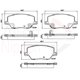 thumbnail image 3 of Pastillas Freno para auto Jeep Compass 2017-2023 Delantero, 3 of 4