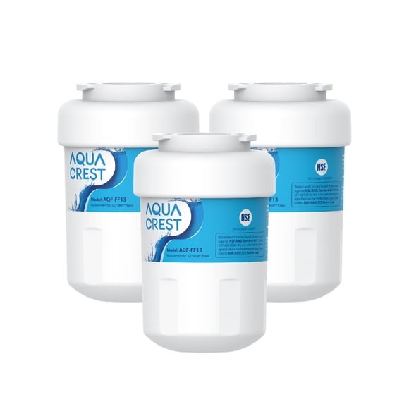 Filtro de agua para frigorífico AQUA CREST AQF-FF13 para GE MWF, paquete de 3