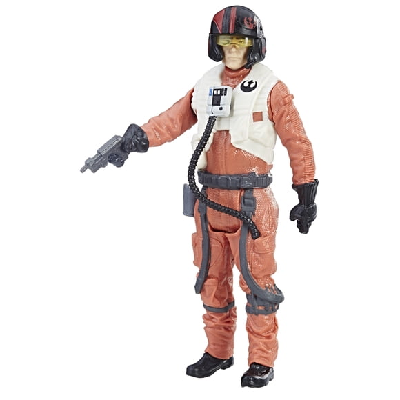 Figura de acción Star Wars Poe Dameron Resistance Pilot 9 cm