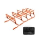 thumbnail image 1 of Juego de 5 Vallas de Agilidad para Entrenamiento de Velocidad Y Agilidad, Altura Ajustable para Fútbol, ​​deportes Al Aire Libre Y Ejercicios de Pies. Naranja, 1 of 5