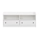 thumbnail image 3 of Rack TV 2 Cajones Rona Blanco 123.4x33x55 Cm, 3 of 7