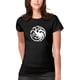 thumbnail image 3 of Polera Dragon Medieval Escudo Fuego Moda Mujer Color, 3 of 3