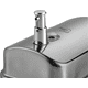 thumbnail image 2 of Jabonera Dispensador Gel 1l Premium Acero Inox Rellenable Color Metalico, 2 of 3