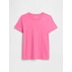 thumbnail image 4 of Camiseta GAP Favorite de cuello redondo para mujer, color rosa impactante, talla L, 4 of 4