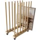thumbnail image 1 of Estantería de Arte UNZERO de Madera con Ruedas Giratorias para Lienzos, 1 of 9